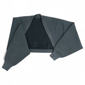 Denim Knit Shawl - Steel Grey XS / S